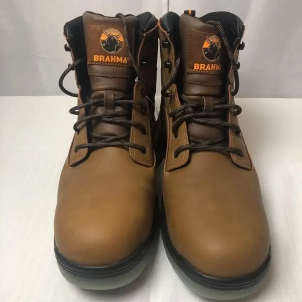 Brahma Mens New Steel Toe Work Boots Size 13